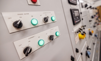 image showing a power unit switched on