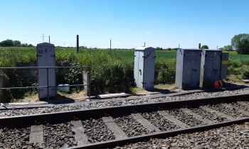 Blue sky with signalling REB cases
