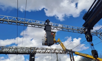 signal being installed