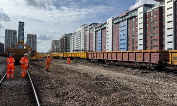 track renewals at Battersea pier