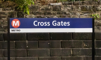 picture of cross gates metro sign